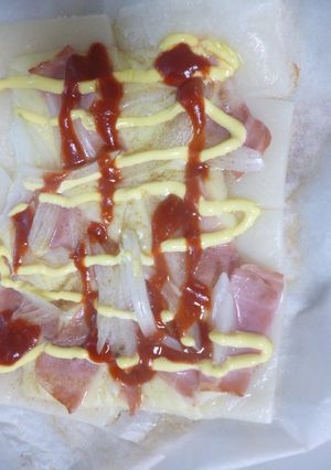 餅ピザ-レシピのメイン写真