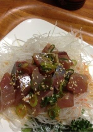 ブリのユッケもどき-レシピのメイン写真