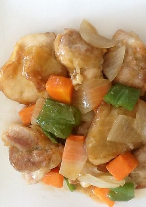 鳥もも肉と野菜のさっぱり黒酢あん-レシピのメイン写真