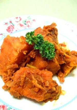 オリエンタル風かぼちゃの煮物-レシピのメイン写真