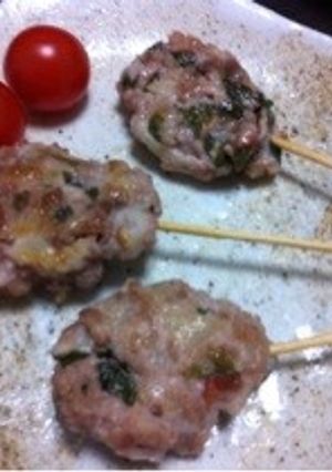 絶品☆梅しそつくね-レシピのメイン写真