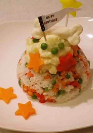 わんこのごはんケーキ-レシピのメイン写真