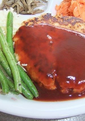 麦飯＆おから入りハンバーグ-レシピのメイン写真