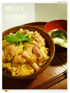 ひと手間加えて作る、我家の*親子丼*-レシピのメイン写真