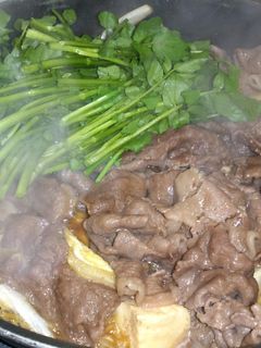 【クレソンレシピ】すき焼き鍋-レシピのメイン写真