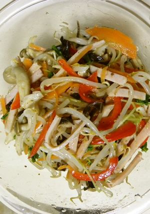 好みの野菜何でもOK♪ナムル風サラダ-レシピのメイン写真