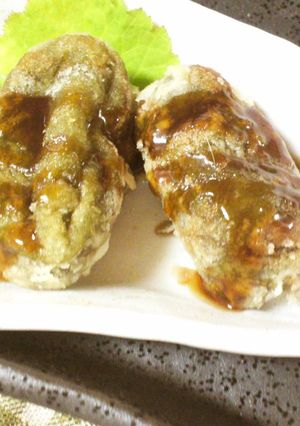 揚げ焼き生麩～みたらしソースがけ-レシピのメイン写真