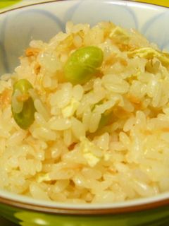☆簡単おいしい鮭と枝豆の炊き込みごはん☆-レシピのメイン写真