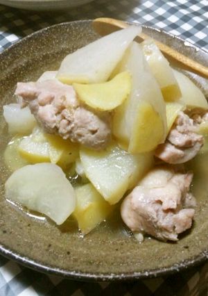鶏肉と大根の生姜煮~塩味-レシピのメイン写真