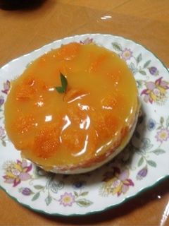 オレンジレアチーズケーキ-レシピのメイン写真