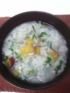 七草粥 お餅とさつまいも入り-レシピのメイン写真
