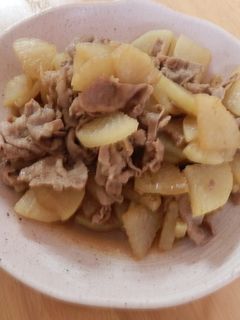 大根と豚肉の炒め煮-レシピのメイン写真