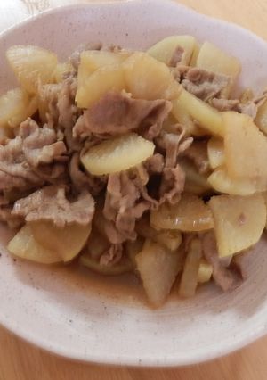 大根と豚肉の炒め煮-レシピのメイン写真
