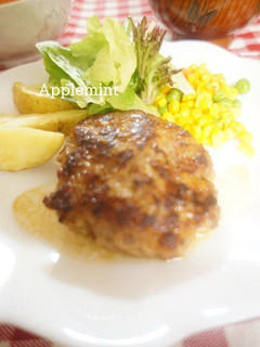 醤油麹で絶品照り焼きハンバーグ-レシピのメイン写真