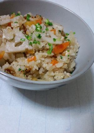 根菜炊き込みご飯♪-レシピのメイン写真