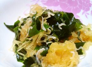 味ポンで酢の物☆素麺南瓜とジャコ・ワカメ-レシピのメイン写真