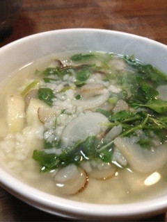 我が家の七草 牛蒡 里芋 椎茸入ってます-レシピのメイン写真