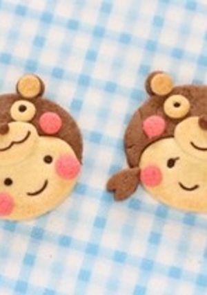 クマのかぶりものクッキー-レシピのメイン写真