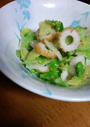 キャベツとちくわの酢味噌和え☆-レシピのメイン写真