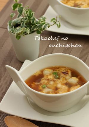 お餅とパルメザン卵のスープ-レシピのメイン写真