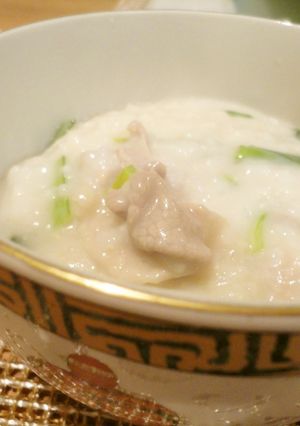 豚肉とにんにくの牛乳粥-レシピのメイン写真