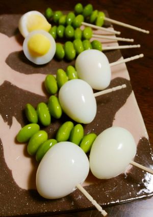 お弁当の隙間に♡うずら卵＆枝豆-レシピのメイン写真