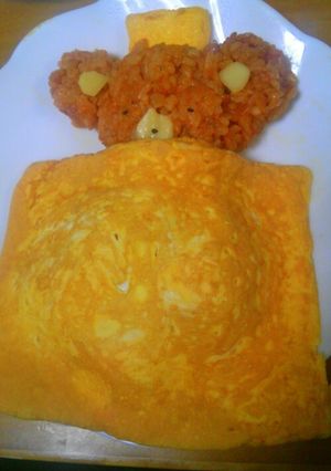 くまのオムライス-レシピのメイン写真