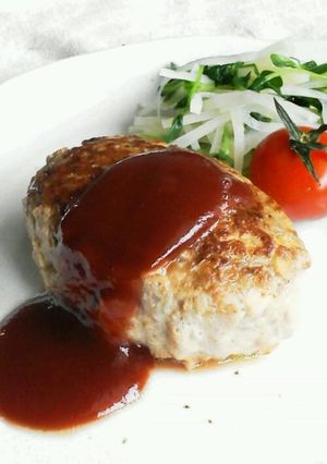 あっと驚くフワフワジューシーなハンバーグ-レシピのメイン写真