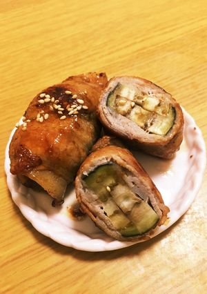 ウマすぎ簡単★ナスの豚バラ巻き-レシピのメイン写真