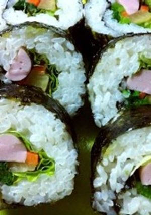 アジュンマのキンパプ-レシピのメイン写真