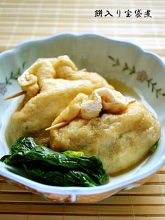 おせちリメイク☆餅入り宝袋煮(巾着煮)-レシピのメイン写真