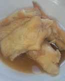 冷凍カレイ（切り落とし）の煮付け