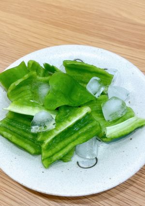 キンキン、ぱりぱり！生ピーマン🫑-レシピのメイン写真