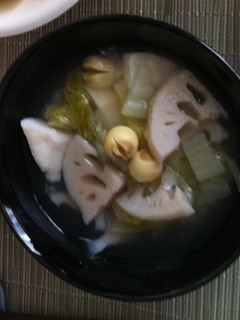 ハスの実のほくほくスープ-レシピのメイン写真