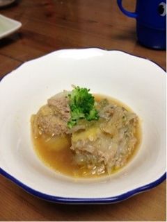 ルクルーゼで白菜ミルフィーユ-レシピのメイン写真