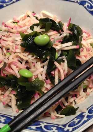 安家大根の切干と枝豆サラダ-レシピのメイン写真