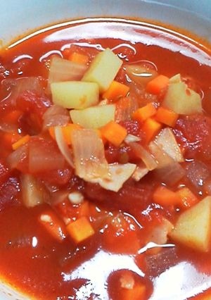 簡単！たっぷり野菜のミネストローネ♬-レシピのメイン写真