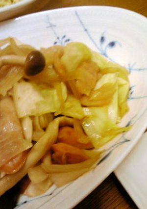 ウインナーとキャベツの照り焼き炒め-レシピのメイン写真