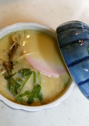 鶏ガラスープで作る甘〜い茶わん蒸し♪-レシピのメイン写真