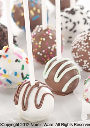 バレンタインに♡チョコケーキポップ-レシピのメイン写真