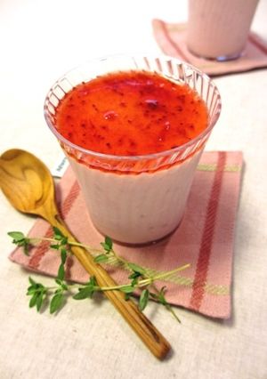 甘酸っぱい♪いちごのムース…-レシピのメイン写真