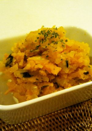 レンジで簡単かぼちゃサラダ-レシピのメイン写真