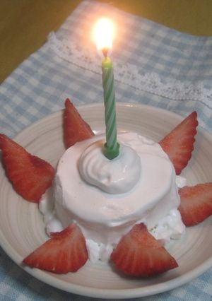 めぐみん❤1歳の誕生日ケーキ-レシピのメイン写真