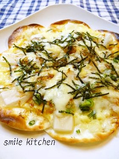 和風お餅ピザ-レシピのメイン写真