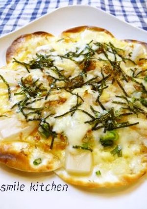 和風お餅ピザ-レシピのメイン写真