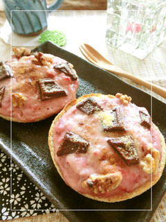チョコ on いちごみるくマフィン-レシピのメイン写真