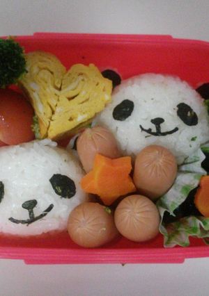 ぱんだ弁当-レシピのメイン写真