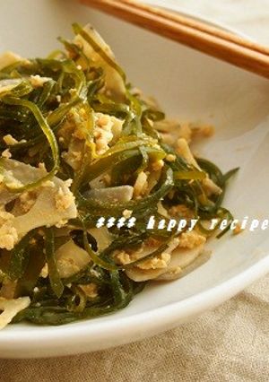 切りこんぶとレンコンの煮物-レシピのメイン写真