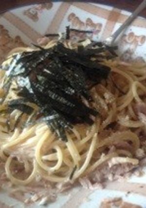 ツナスパゲティ-レシピのメイン写真