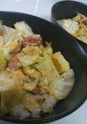 ソーセージのピリカラふわふわたまご炒め-レシピのメイン写真